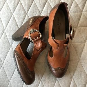 Vince Camuto T-strap Heeled Bootie